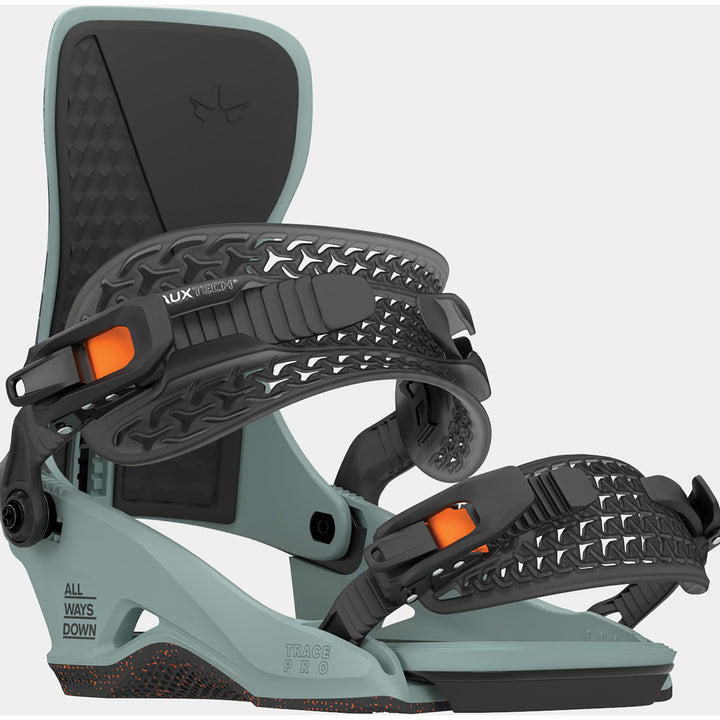 Rome Trace Pro Snowboard Bindings 2025 Slate Gray/Orange
