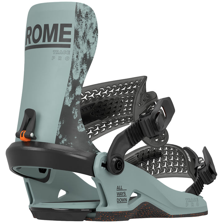 Rome Trace Pro Snowboard Bindings 2025 Slate Gray/Orange