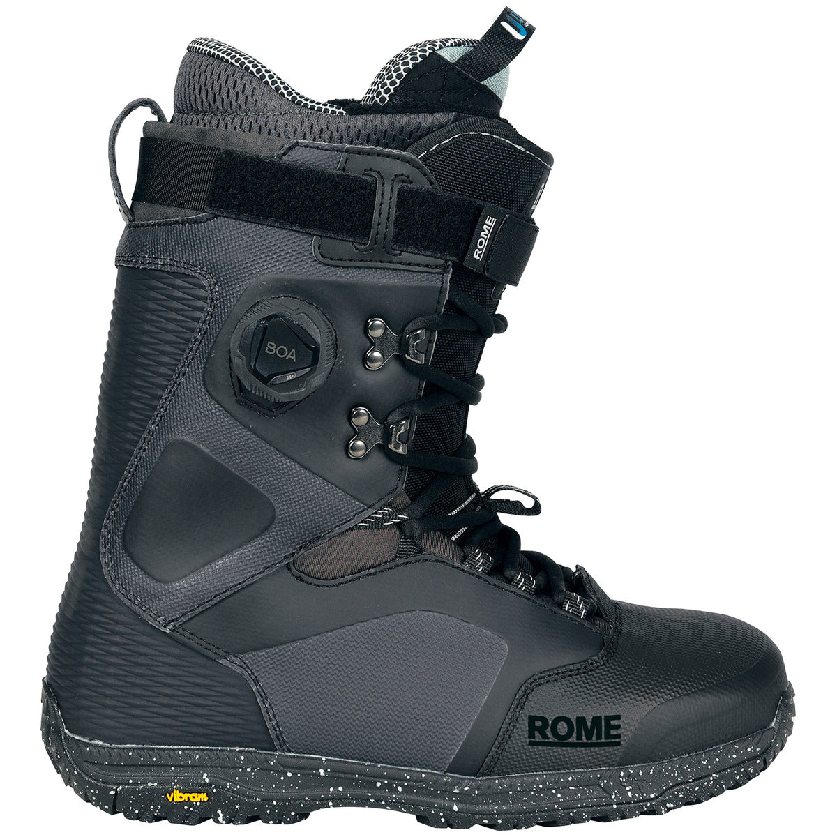 Rome Libertine Pro Hybrid Boa Snowboard Boots 2025 Black