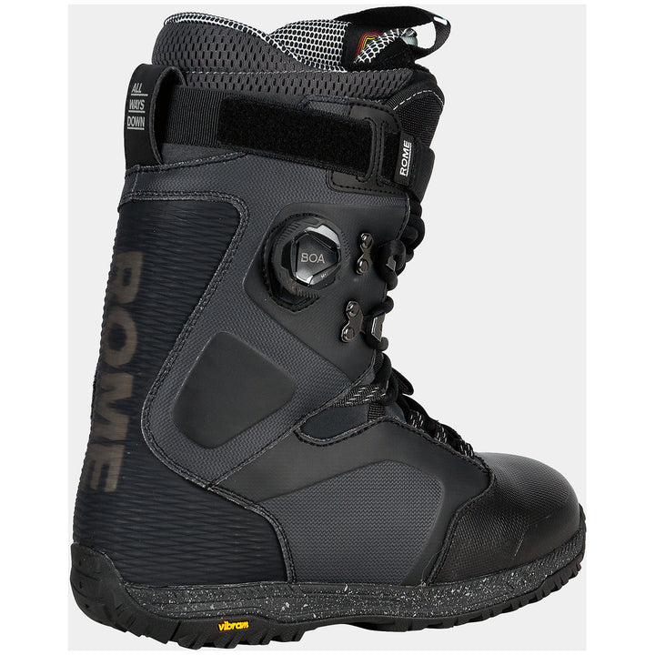 Rome Libertine Pro Hybrid Boa Snowboard Boots 2025 Black