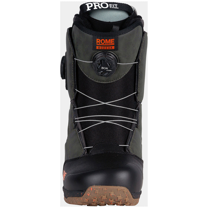 Rome Bodega Boa Snowboard Boots 2025 Black/Olive