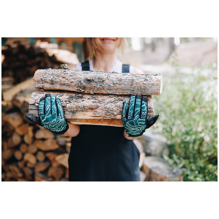 Wild Rye Gnarnia Bike Gloves - Women's Galacti Cacti