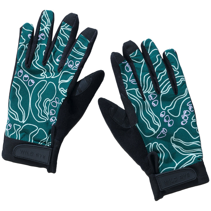 Wild Rye Gnarnia Bike Gloves - Women's Galacti Cacti