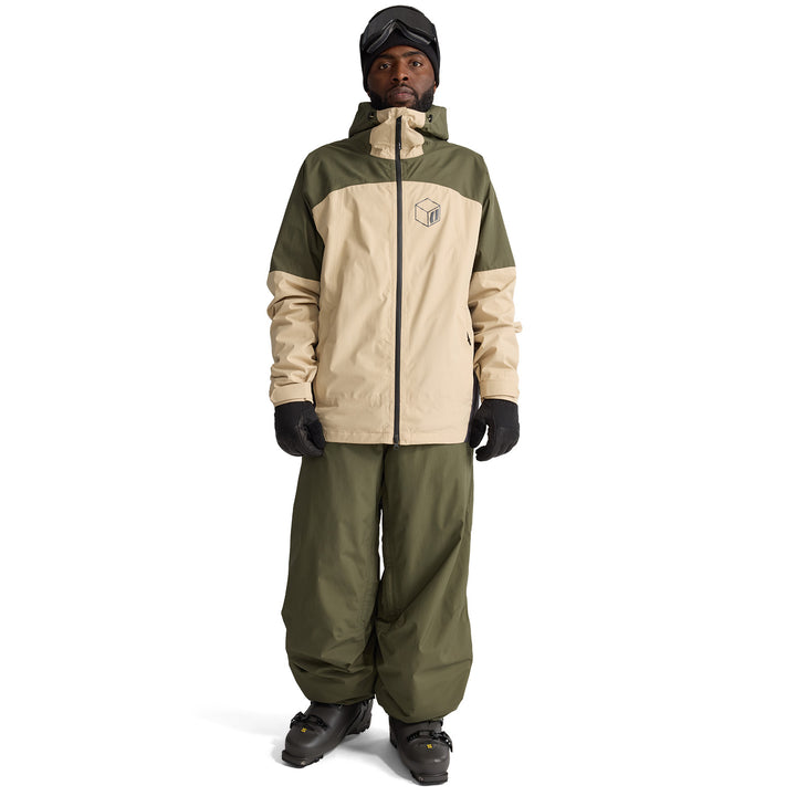 Armada x evo Ansel 2L Shell Jacket - Men's Safari/Olive/Anthracite