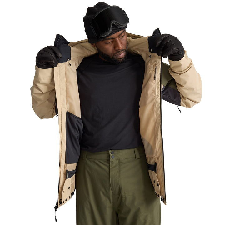 Armada x evo Ansel 2L Shell Jacket - Men's Safari/Olive/Anthracite