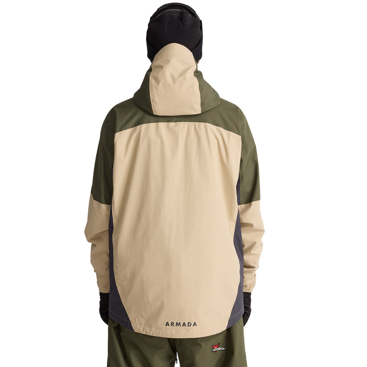 Armada x evo Ansel 2L Shell Jacket - Men's Safari/Olive/Anthracite