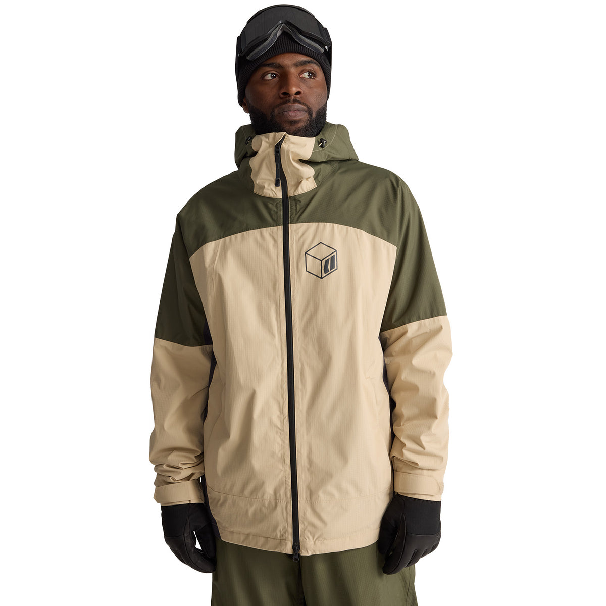 Armada x evo Ansel 2L Shell Jacket - Men's Safari/Olive/Anthracite