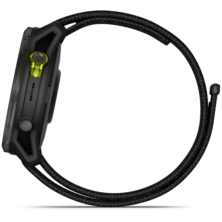 Garmin Enduro 3 Smartwatch Carbon Gray DLC Titanium w/Black Sport Loop Band