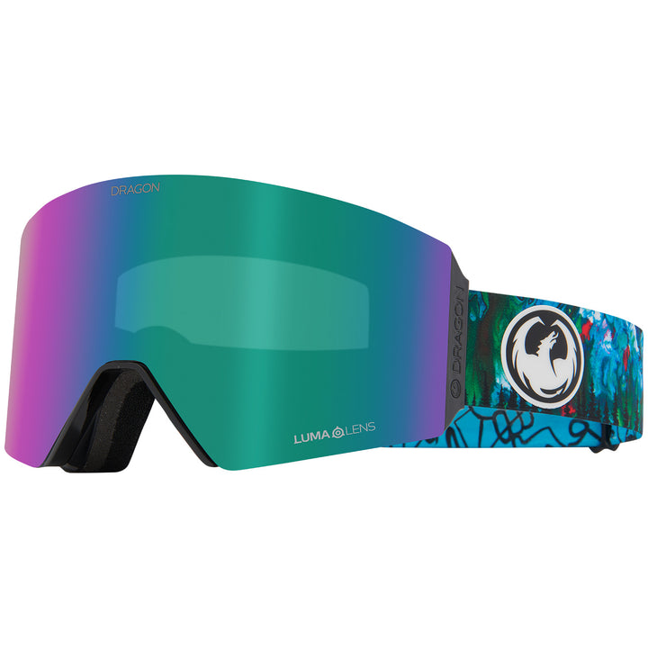 Dragon RVX MAG IR Benchetler Goggles Chris24/LumaLens Celeste Infrared + LumaLens Violet