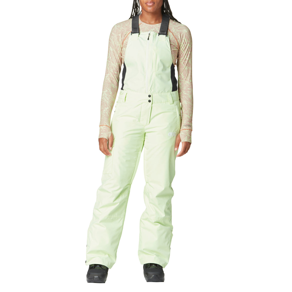 Picture Organic Brita Bibs - Women's Lime Cream