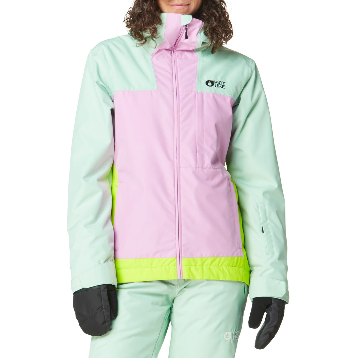 Picture Organic Seakrest Jacket - Women's Silt Green Orchid Acid