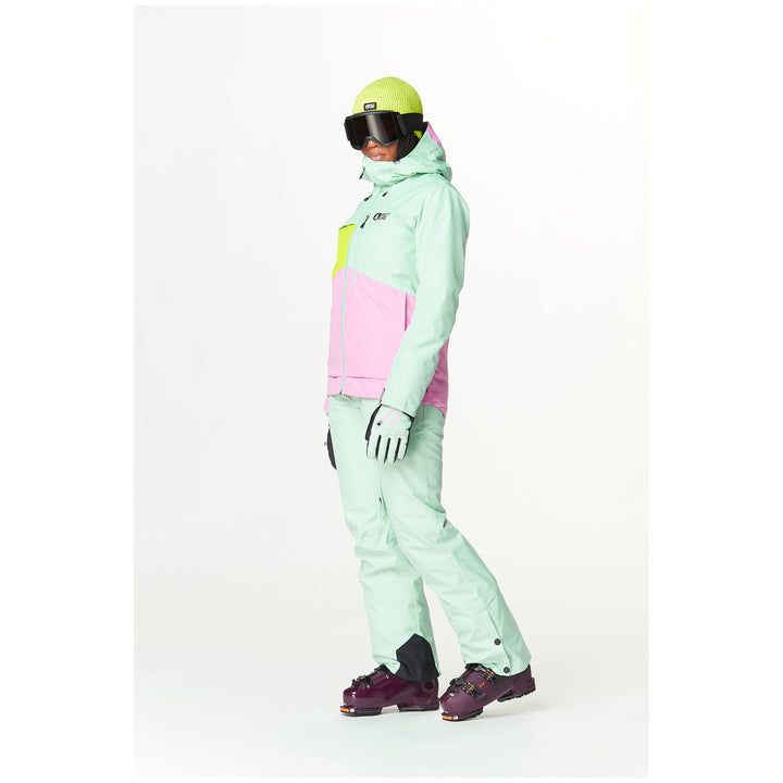 Picture Organic Seen Jacket - Women's Silt Green Acid Lime Orchard