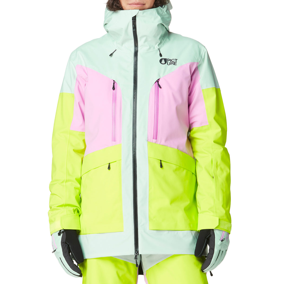 Picture Organic Haakon Jacket - Women's Silt Green Orchid Acid