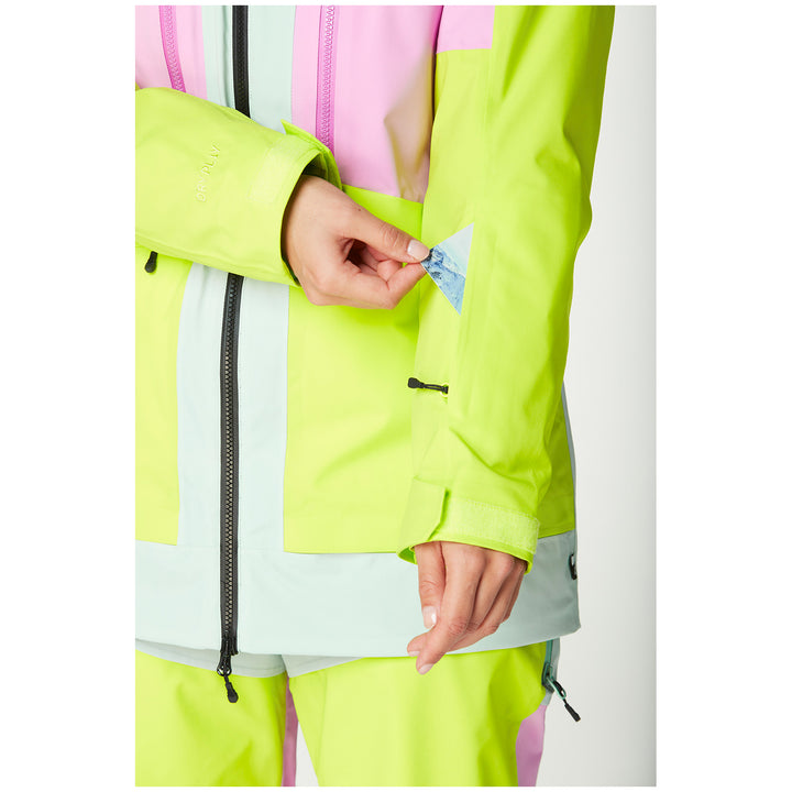 Picture Organic Haakon Jacket - Women's Silt Green Orchid Acid