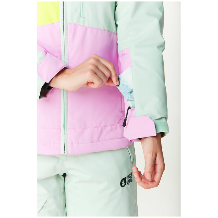 Picture Organic Kamelya Jacket - Girls' Silt Green Orchid Acid
