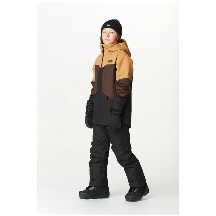 Picture Organic Cossmo Jacket - Kids' Black Brown Sugar Chicory Coffee