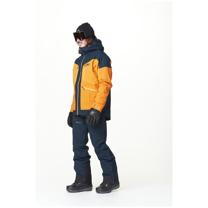 Picture Organic Naikoon Jacket - Men's Dark Blue Camel Honey