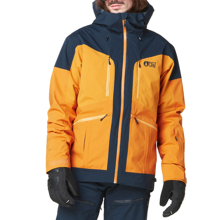 Picture Organic Naikoon Jacket - Men's Dark Blue Camel Honey