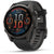 Garmin fenix 8 - Sapphire AMOLED Smartwatch Carbon Gray DLC Titanium w/Black/Pebble Gray Silicone Band