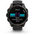 Garmin fenix 8 - Sapphire AMOLED Smartwatch Carbon Gray DLC Titanium w/Black/Pebble Gray Silicone Band