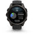 Garmin fenix 8 - Sapphire AMOLED Smartwatch Carbon Gray DLC Titanium w/Black/Pebble Gray Silicone Band