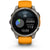 Garmin fenix 8 - Sapphire AMOLED Smartwatch Titanium w/Spark Orange/Graphite Silicone Band