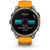 Garmin fenix 8 - Sapphire AMOLED Smartwatch Titanium w/Spark Orange/Graphite Silicone Band