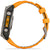 Garmin fenix 8 - Sapphire AMOLED Smartwatch Titanium w/Spark Orange/Graphite Silicone Band