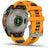 Garmin fenix 8 - Sapphire AMOLED Smartwatch Titanium w/Spark Orange/Graphite Silicone Band