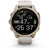 Garmin fenix 8 - Sapphire AMOLED Smartwatch Soft Gold w/Fog Gray/Dark Sandstone Silicone Band