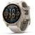 Garmin fenix 8 - Sapphire AMOLED Smartwatch Soft Gold w/Fog Gray/Dark Sandstone Silicone Band