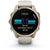 Garmin fenix 8 - Sapphire AMOLED Smartwatch Soft Gold w/Fog Gray/Dark Sandstone Silicone Band