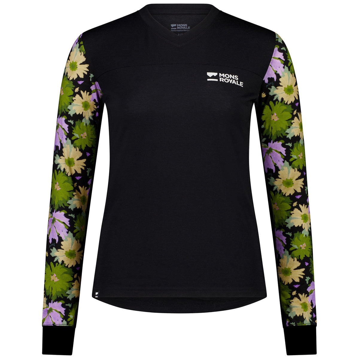 MONS ROYALE Redwood Enduro VLS Jersey - Women's Alpine Bloom/Black