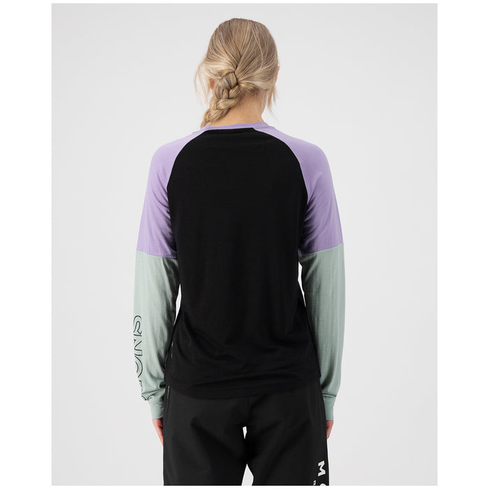 MONS ROYALE Tarn Merino Shift Wind Jersey - Women's Glacier/Lupin/Black