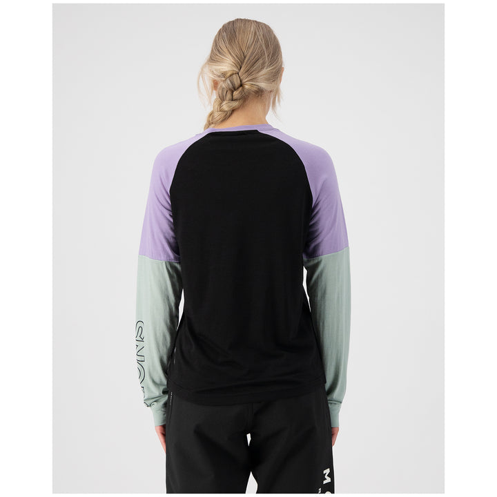 MONS ROYALE Tarn Merino Shift Wind Jersey - Women's Glacier/Lupin/Black