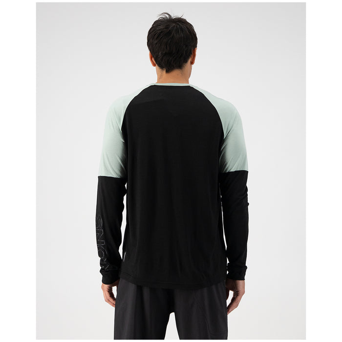 MONS ROYALE Tarn Merino Shift Wind Jersey Glacier/Black