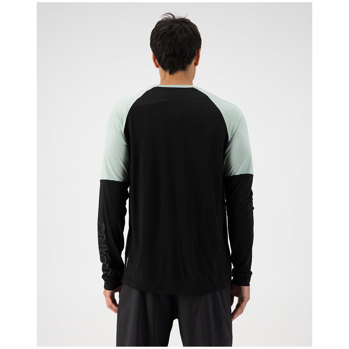 MONS ROYALE Tarn Merino Shift Wind Jersey Glacier/Black