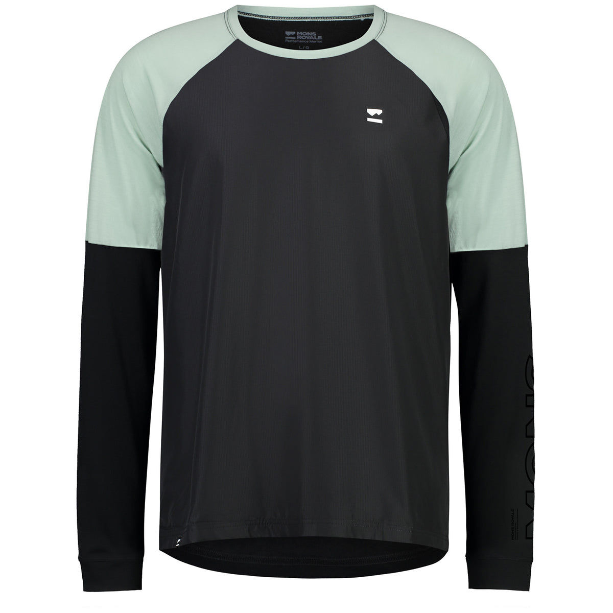 MONS ROYALE Tarn Merino Shift Wind Jersey Glacier/Black