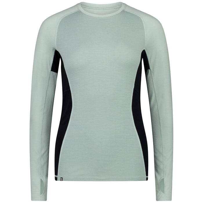 MONS ROYALE Olympus Long Sleeve Top - Women's Glacier/Dew/Black