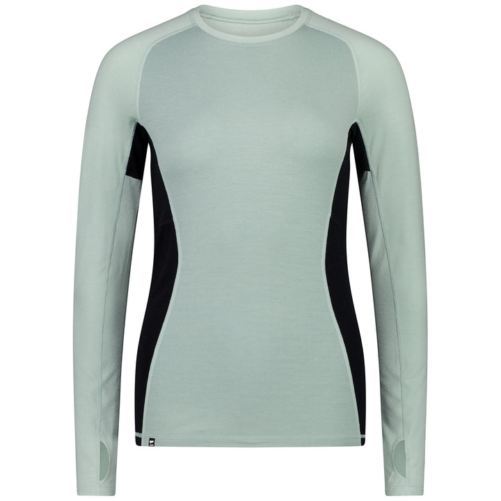 MONS ROYALE Olympus Long Sleeve Top - Women's Glacier/Dew/Black