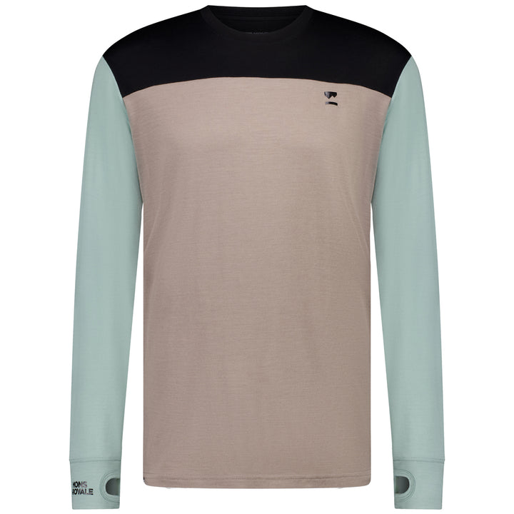 MONS ROYALE Yotei Long-Sleeve Top - Men's Dew/Cinder/Black