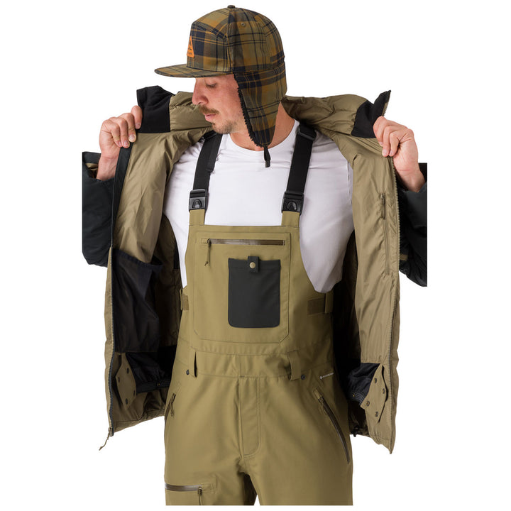 Flylow Baker Short Bibs - Men's Capers