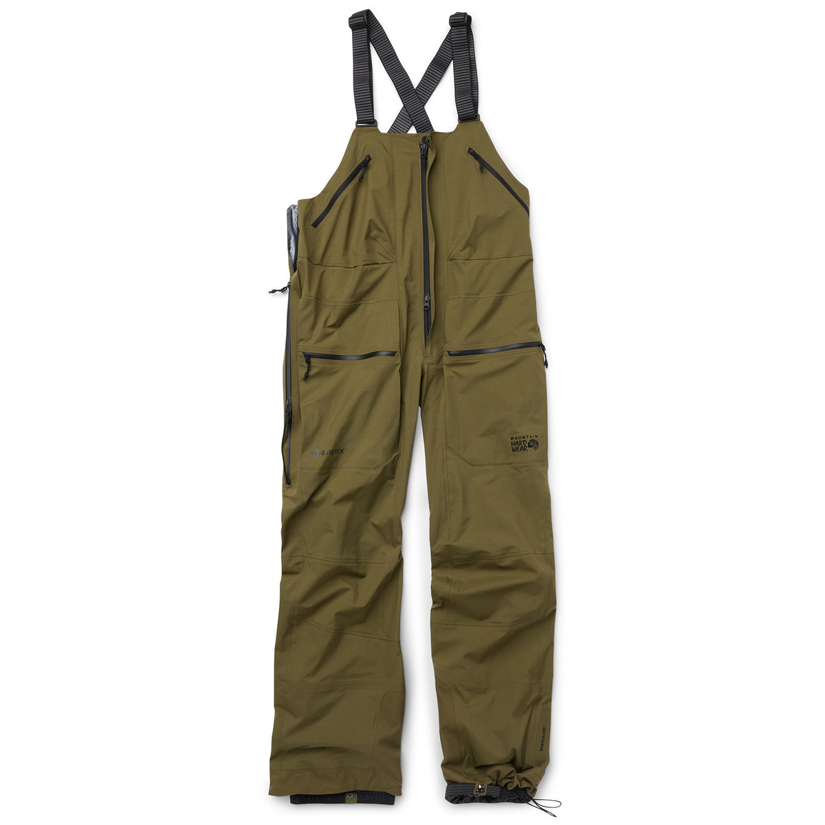 Mountain Hardwear High Exposure™ GORE-TEX C-Knit Bibs - Men's Combat Green