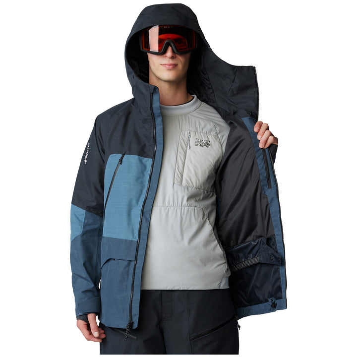 Mountain Hardwear Sky Ridge™ GORE-TEX Jacket - Men's Moon Blue/Asiatic Blue/Black