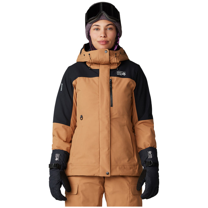 Mountain Hardwear Powder Maven™ Jacket - Women's Copper Clay/Black