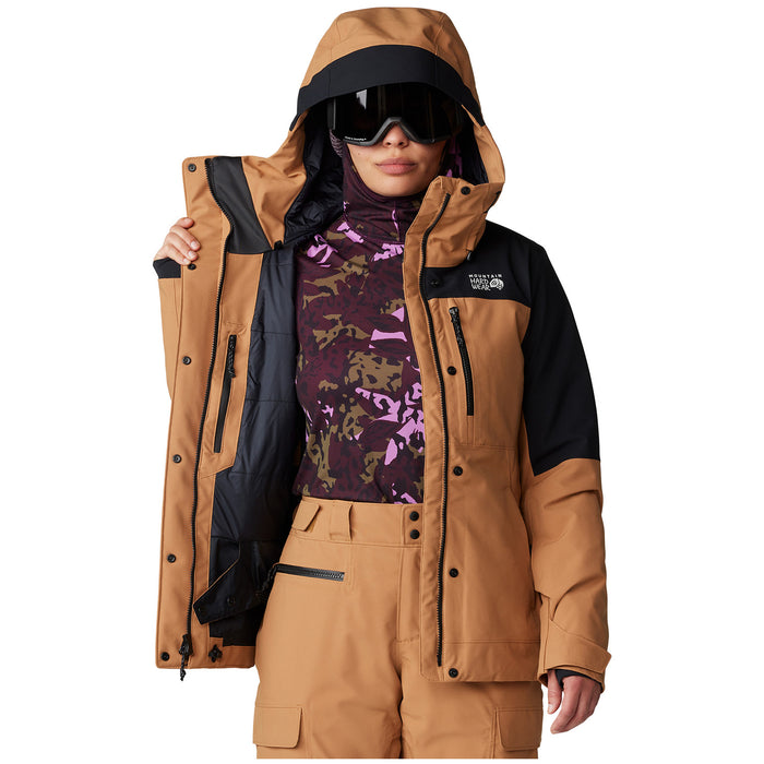 Mountain Hardwear Powder Maven™ Jacket - Women's Copper Clay/Black