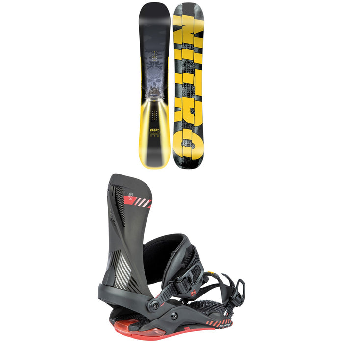 Nitro Beast Snowboard + Phantom + Snowboard Bindings 2025