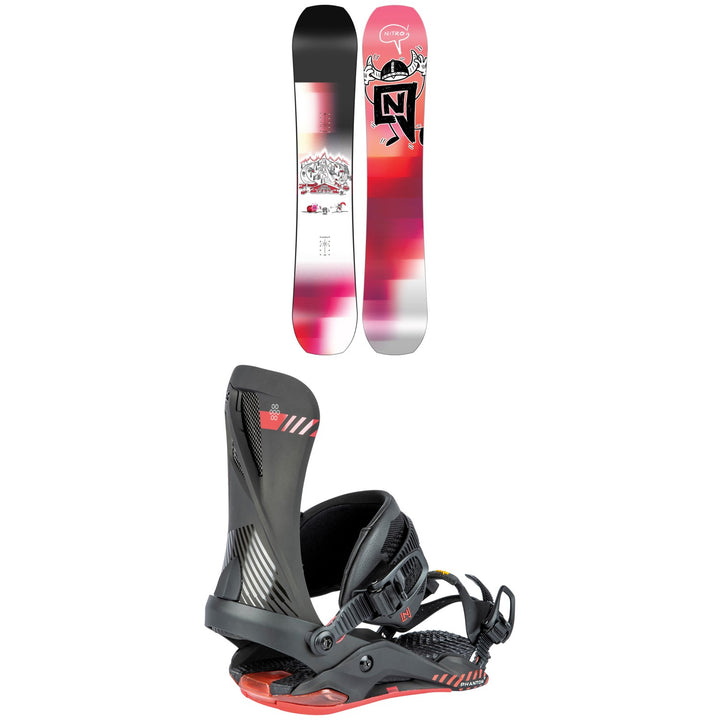 Nitro Team Pro x Marcus Kleveland Snowboard + Phantom + Snowboard Bindings 2025