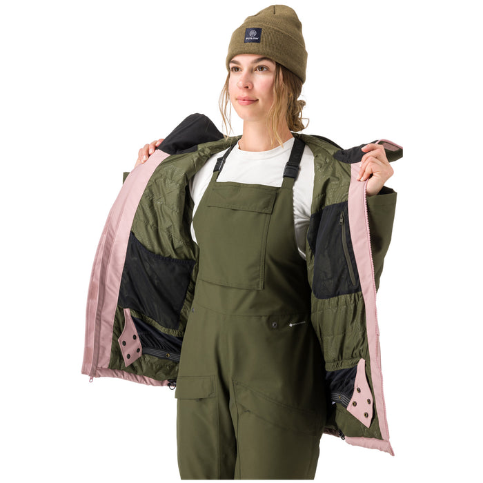 Flylow Dream Coat - Women's Dusty Iris/Evergreen