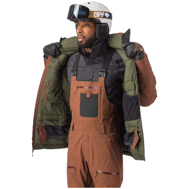 Flylow Iceman Coat - Men's Evergreen/Bigfoot